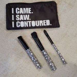 Tartan+twine brush set